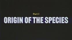 Part 1: Origin of the Species